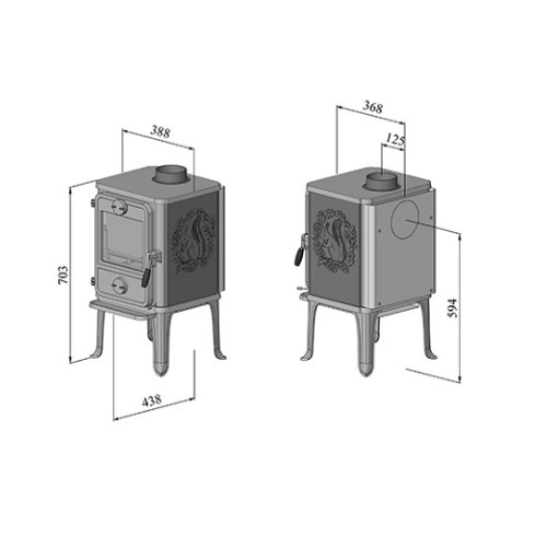Morsoe 1412 Kaminofen 5 kW