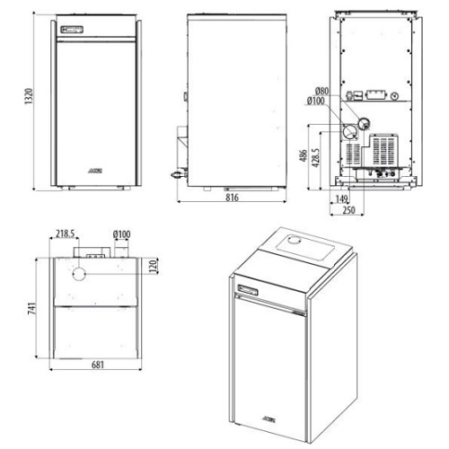 MCZ Selecta 35 HQ S1 Pelletkessel 31,7 kW