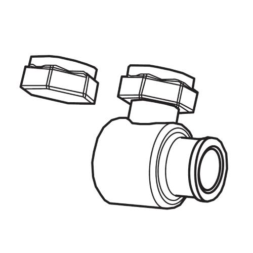 Heizkörper Zubehör Buderus - DIN-Adapter für Logatrend VC zum Austausch von DINRadiatoren