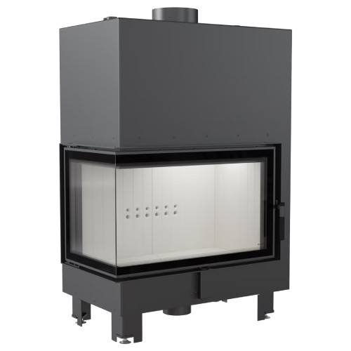Kratki MBO PW Kamineinsatz 15 kW Eckkamin wasserführend