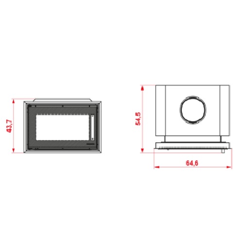 Kamineinsatz Palazzetti Ecoforno Glass