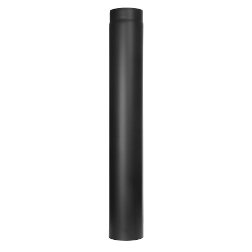 Ofenrohr - Längenelement 1000 mm schwarz - Tecnovis TEC-Stahl