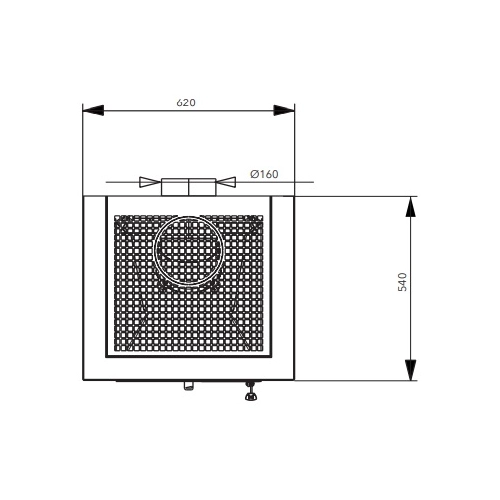 Haas und Sohn DACHSTEIN Kaminbausatz 7 kW