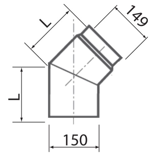 Olsberg - Bogen mit Reinigungsdeckel 150 mm für Abgasanschluss hinten, oben Kaminzubehör Olsberg - Bogen mit Reinigungsdeckel 150 mm für Abgasanschluss hinten, oben Kaminzubehör