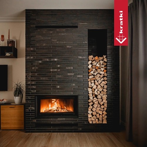 Kratki Nadia 14 Kamineinsatz 14 kW Schiebetür