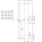 Vorschau: Ofenrohr - Längenelement 1000 mm mit Drosselklappe und Tür schwarz (mit Einzug) - Tecnovis TEC-Stahl