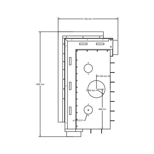 Kamineinsatz A Caminetti Quattro 100 L 17 kW