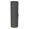 Vorschau: Ofenrohr - Längenelement 500 mm mit Drosselklappe und Tür (ohne Einzug) - schwarz - Tecnovis TEC-Stahl