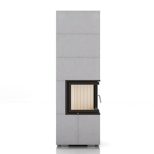 Brunner BSK 09, Eckkamin Kaminbausatz 8 kW Drehtür