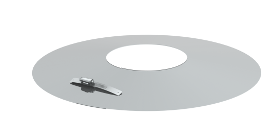Wandrosette für Tecnovis TWIN-Systeme