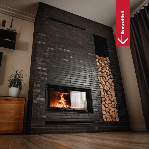 Kratki Nadia 14 Kamineinsatz 14 kW Schiebetür