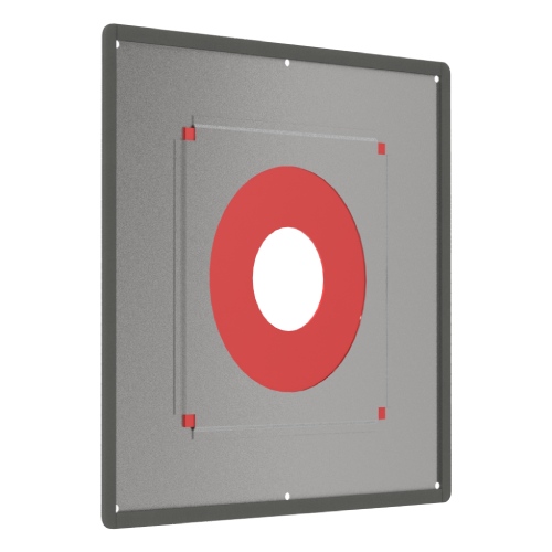 Deckenblende mit Dichtung für Dampfsperrenanbindung 0° - 20° - Tecnovis TEC-DW-Standard