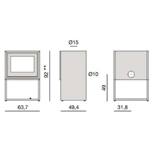 MCZ STEEL Case 60 | Kaminofen 6,6 kW