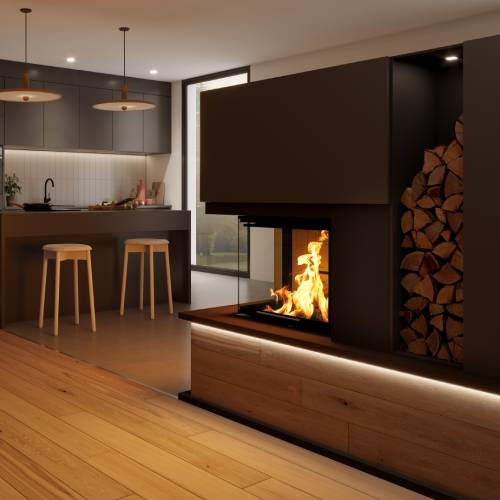 Spartherm Varia 2R-55h Kamineinsatz 7 kW Schiebetür