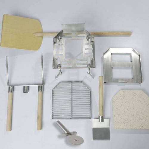 Kaminzubehör CB-tec - Pizza Casa 10-teilige Pizza Backvorrichtung aus Edelstahl Kaminzubehör CB-tec - Pizza Casa 10-teilige Pizza Backvorrichtung aus Edelstahl