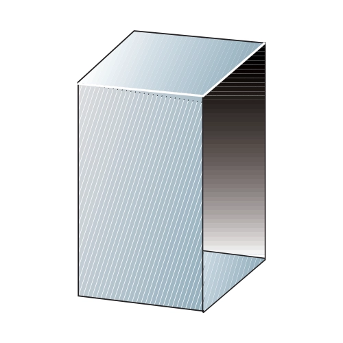 Putztürverlängerung 150x300 L = 500 mm - einwandig - Raab EW-FU