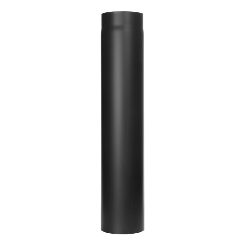 Ofenrohr - Längenelement 750 mm schwarz - Tecnovis TEC-Stahl
