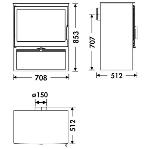 Panadero Acacia Kaminofen 9,8 kW