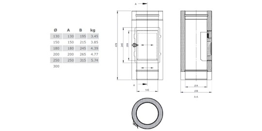 Reinigungselement Design Plus (nur im Innenbereich) - doppelwandig - Tecnovis TEC-DW-Design