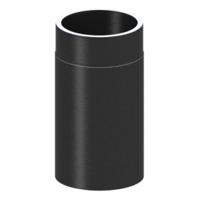 Ofenrohr - doppelwandig - Längenelement 330 mm schwarz - Tecnovis TEC-Protect