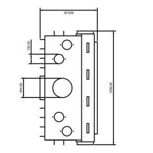 Kamineinsatz A Caminetti Flat 90 x 70 19 kW