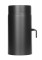 Vorschau: Ofenrohr FERRO1418 - Längenelement 300 mm schwarz mit Drosselklappe