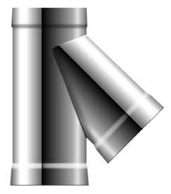 Feuerungsanschluss 45° - doppelwandig - Schräder Future DW Feuerungsanschluss 45° - doppelwandig - Schräder Future DW