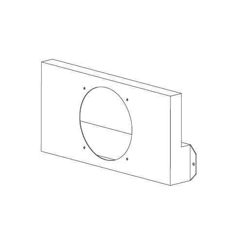 Leda - Verbrennungsluft-Anschlusskasten für VIDA 55/ 78 F und SERA F, ES, PS, US Kaminzubehör