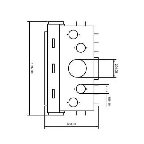 Kamineinsatz A Caminetti Flat 75 x 50 14 kW