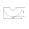 Vorschau: Kaminzubehör Cera Design - Glasvorlegeplatte, 6 mm