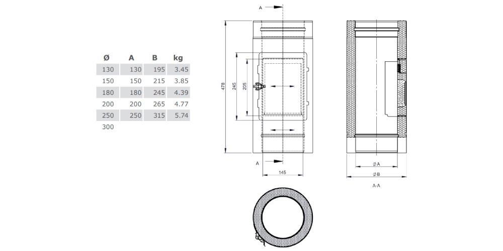 Reinigungselement Design Plus (nur im Innenbereich) - doppelwandig - Tecnovis TEC-DW-Design