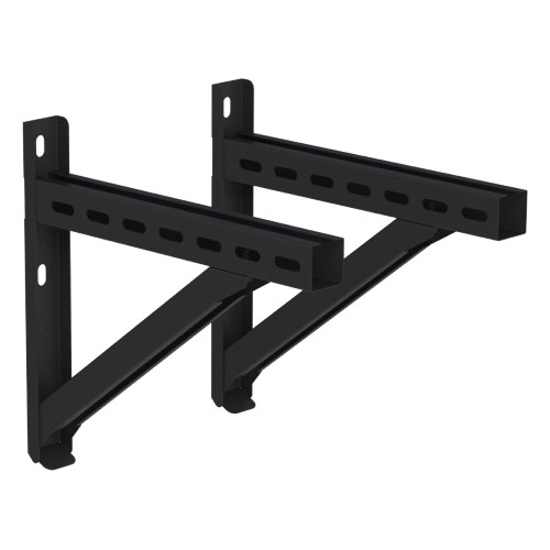 Wandstütze & Querträger Typ I 350 mm - doppelwandig - Tecnovis TEC-DW-NOIR Wandstütze & Querträger Typ I 350 mm - doppelwandig - Tecnovis TEC-DW-NOIR
