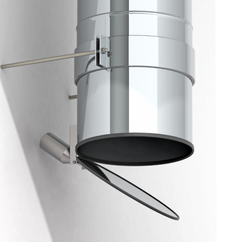 Wäscheabwurfschacht Edelstahl Bausatz - Ø 250 mm - Tecnovis