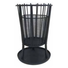 Lienbacher - Feuerkorb Schwarz Beschichtet, 42,5/65 cm Kaminzubehör