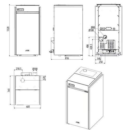 MCZ Selecta 30 HQ S1 Pelletkessel 27,4 kW