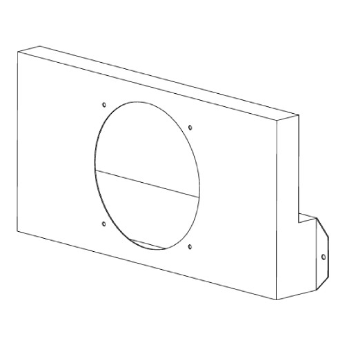 Leda - Verbrennungsluft-Anschlusskasten für VIDA 55/ 78 F und SERA F, ES, PS, US Kaminzubehör Leda - Verbrennungsluft-Anschlusskasten für VIDA 55/ 78 F und SERA F, ES, PS, US Kaminzubehör