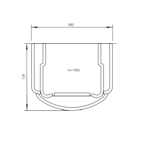 Haas und Sohn ROMA-II Kaminbausatz 7 kW