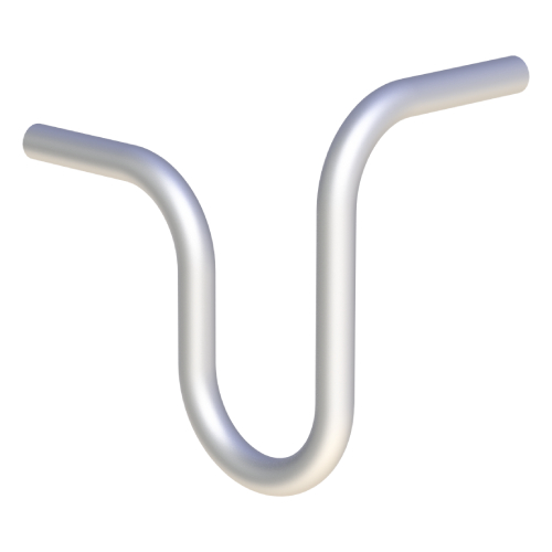Siphon links - einwandig - Tecnovis TEC-EW-Classic