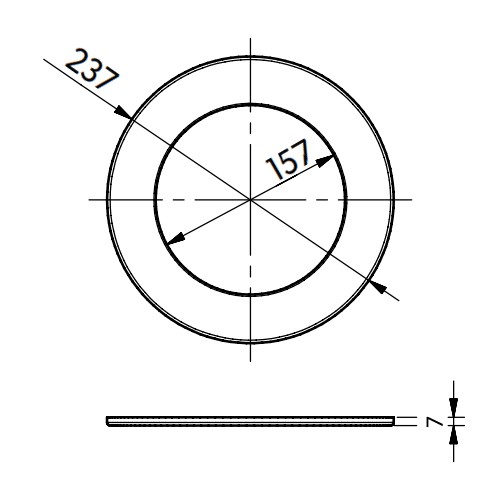 Ofenrohr - Anschluss-Set hinten 150 mm - Kaminofen-Speicherofen - schwarz - Reuter Ferrum