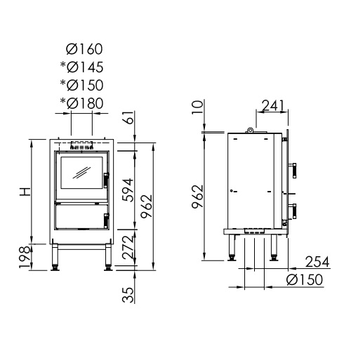 Spartherm Renova C-44 Heizeinsatz 8,5 kW