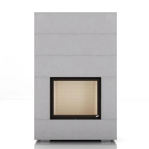 Brunner BSK 08, Kompaktkamin Kaminbausatz 11 kW Drehtür