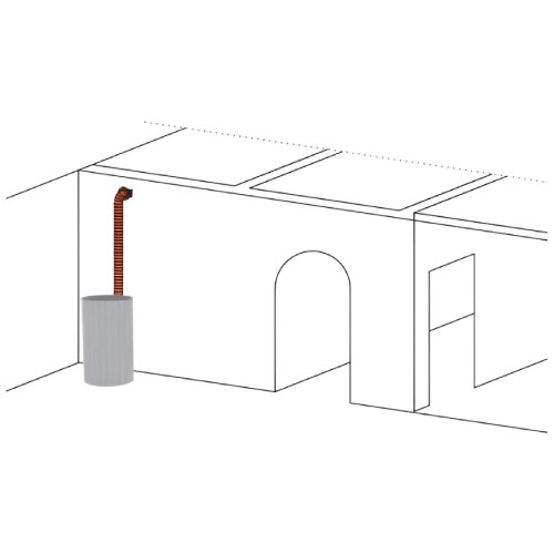 Edilkamin - KIT 12 für die Warmluftverteilung Pelletofenzubehör