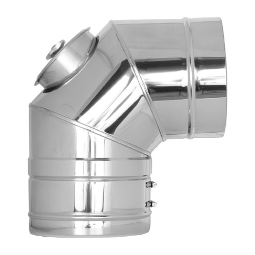 Reinigungswinkel 90° inkl. Deckel Öl & Gas - doppelwandig - Tecnovis TEC-DW-Classic