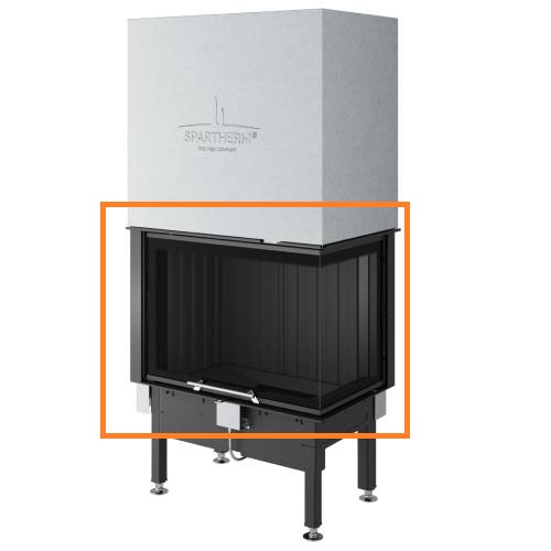 Spartherm - Satz Eboris 1300 schwarz für Premium V-2R-68h/Varia 2R-68h Kaminzubehör