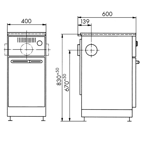 Wamsler OZ 444 S Ölherd 5,5 kW