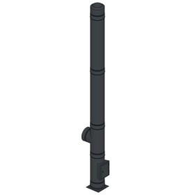 Edelstahlschornstein Bausatz Ø 130 mm / doppelwandig / Jeremias DW-GREY