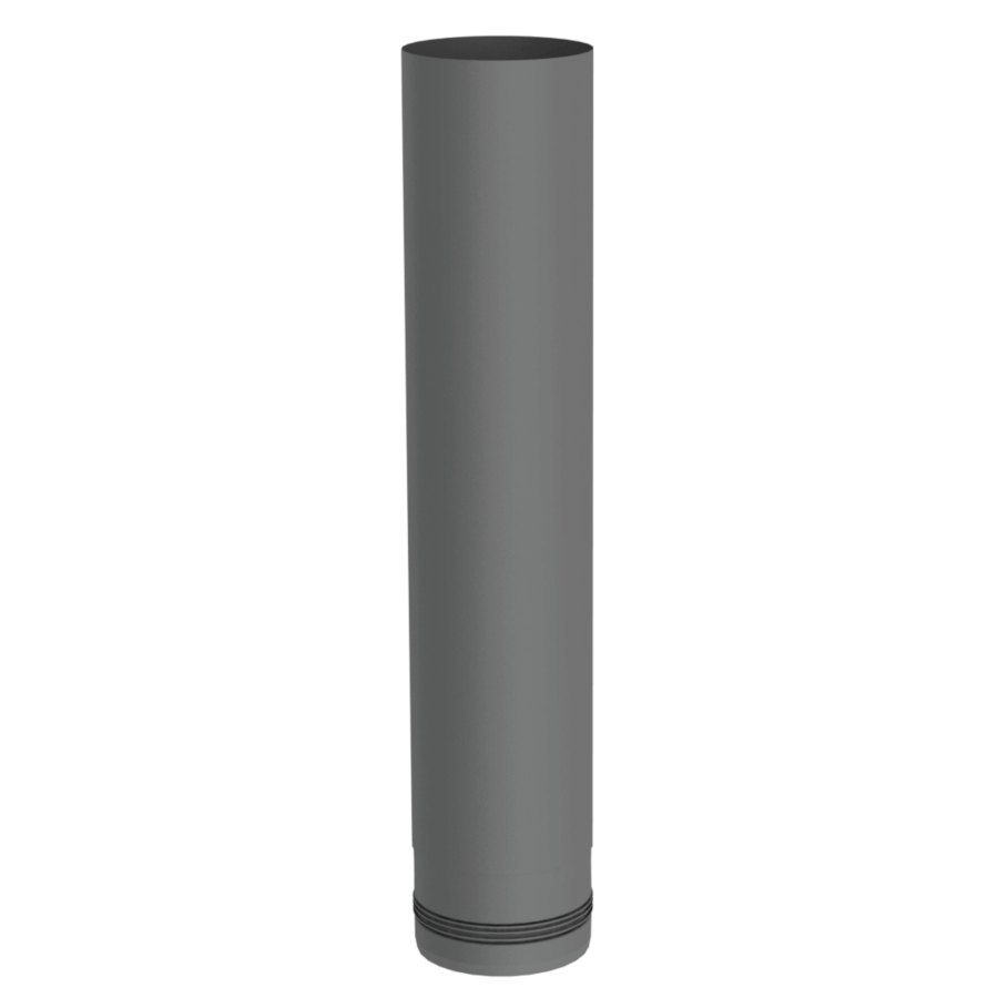 Pelletofenrohr - Längenelement 500 mm - gussgrau lackiert - Tecnovis TEC-PELLET