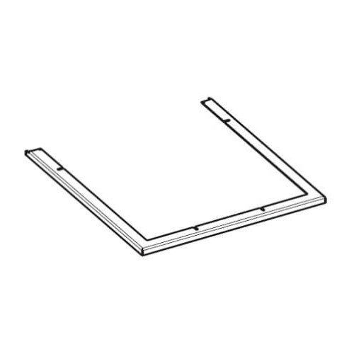 Leda - Untere Blende, schwarz, flach Sera 55 US Kaminzubehör Leda - Untere Blende, schwarz, flach Sera 55 US Kaminzubehör