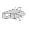 Vorschau: Kaminzubehör Skantherm - Optik Box horizontal 40,0 x 19,7 cm für Elements Rund