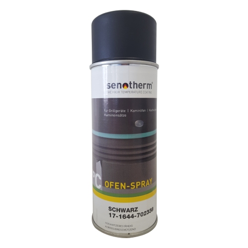 Ofenrohr - Senotherm Spraydose - schwarz - Tecnovis TEC-Stahl